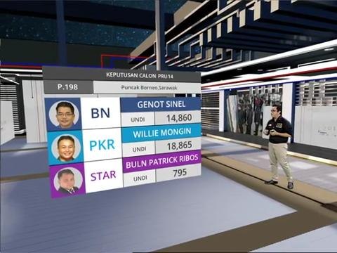 Keputusan rasmi P.198 Puncak Borneo, P.203 Lubok Antu, P.217 Bintulu, P.193 Santubong, P.218 Sibuti dan P.114 Kepong