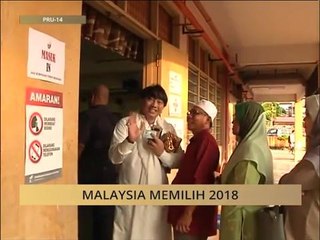 Azmin Ali, Azwan Ali buang undi di Klang Gate