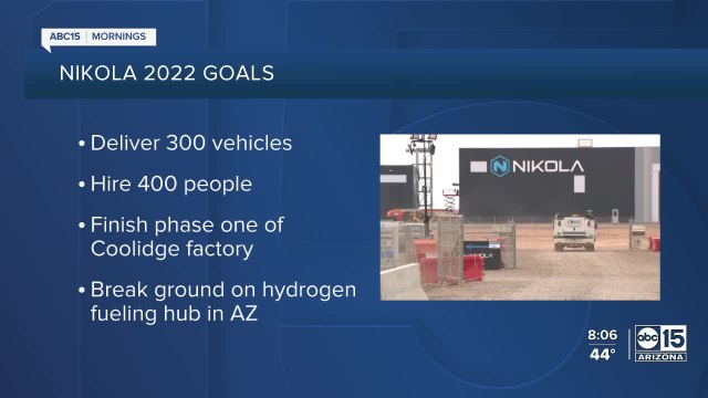 Nikola to deliver 300 vehicles, hire hundreds and open hydrogen fueling in 2022