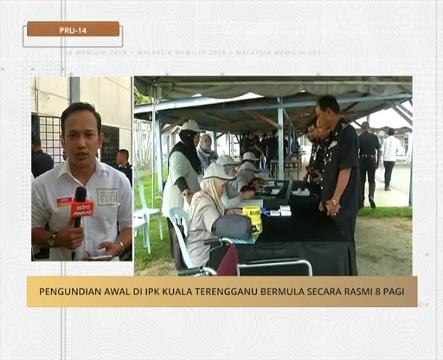 #MalaysiaMemilih: Pengundian awal di IPK Kuala Terengganu bermula secara rasmi 8 pagi