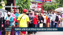 Tinjau Operasi Pasar di Ponorogo, Ini Pesan Khofifah untuk Penimbun Minyak Goreng