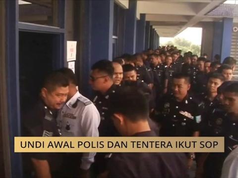 #MalaysiaMemilih: Undi awal polis dan tentera ikut SOP
