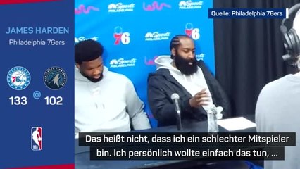 Harden: “Ich bin kein schlechter Mitspieler”