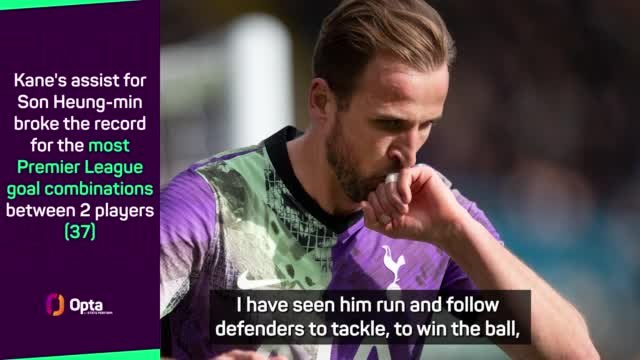 Conte celebrates Kane as 'fantastic example' for Spurs