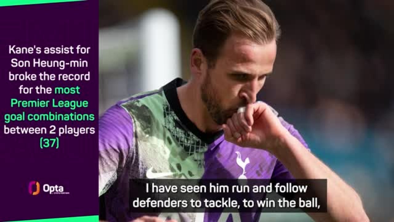 Conte celebrates Kane as 'fantastic example' for Spurs