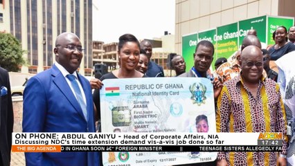 Ghana Card Registration: Discussing NDC’s time extension demand vis-à-vis job done so far – The Big Agenda on Adom TV (28-2-22)