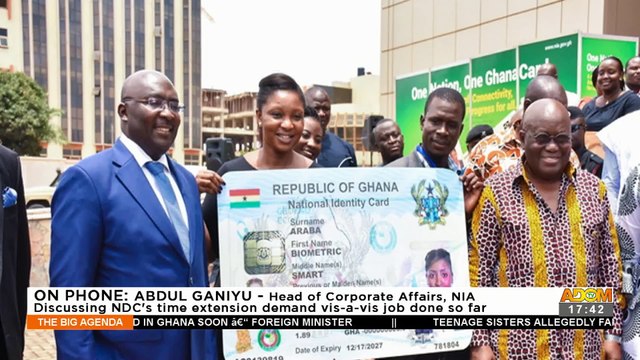 Ghana Card Registration: Discussing NDC’s time extension demand vis-à-vis job done so far – The Big Agenda on Adom TV (28-2-22)