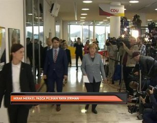Ikrar Merkel pasca pilihan raya Jerman
