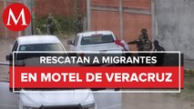 Rescatan a 22 migrantes secuestrados en motel en Veracruz