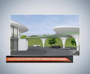 Stesen pengecasan kereta elektrik terbesar dunia di Jerman