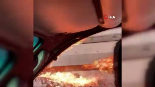 Rus zırhlı aracına molotof atan Ukraynalı kendini yaktı