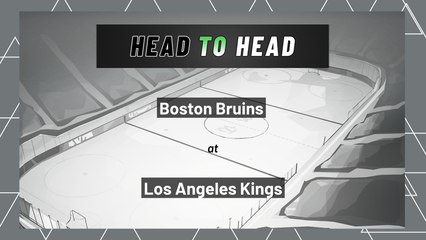 Boston Bruins At Los Angeles Kings: First Period Moneyline