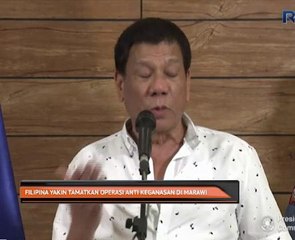 Filipina yakin tamatkan operasi anti keganasan di Marawi