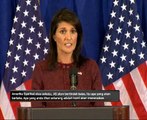 Haley perjelas sekatan AS terhadap Korea Utara