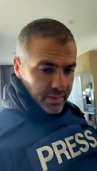 Video: misil ruso impactó contra edificio de apartamentos en Kiev.