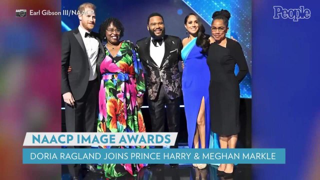 Meghan Markle's Mother Doria Ragland Joins Daughter and Prince Harry at NAACP Image Awards