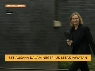Setiausaha Dalam Negeri UK letak jawatan