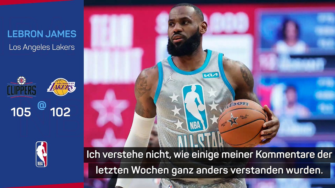 Lakers-Abschied? James winkt ab: “Sehe mich hier”