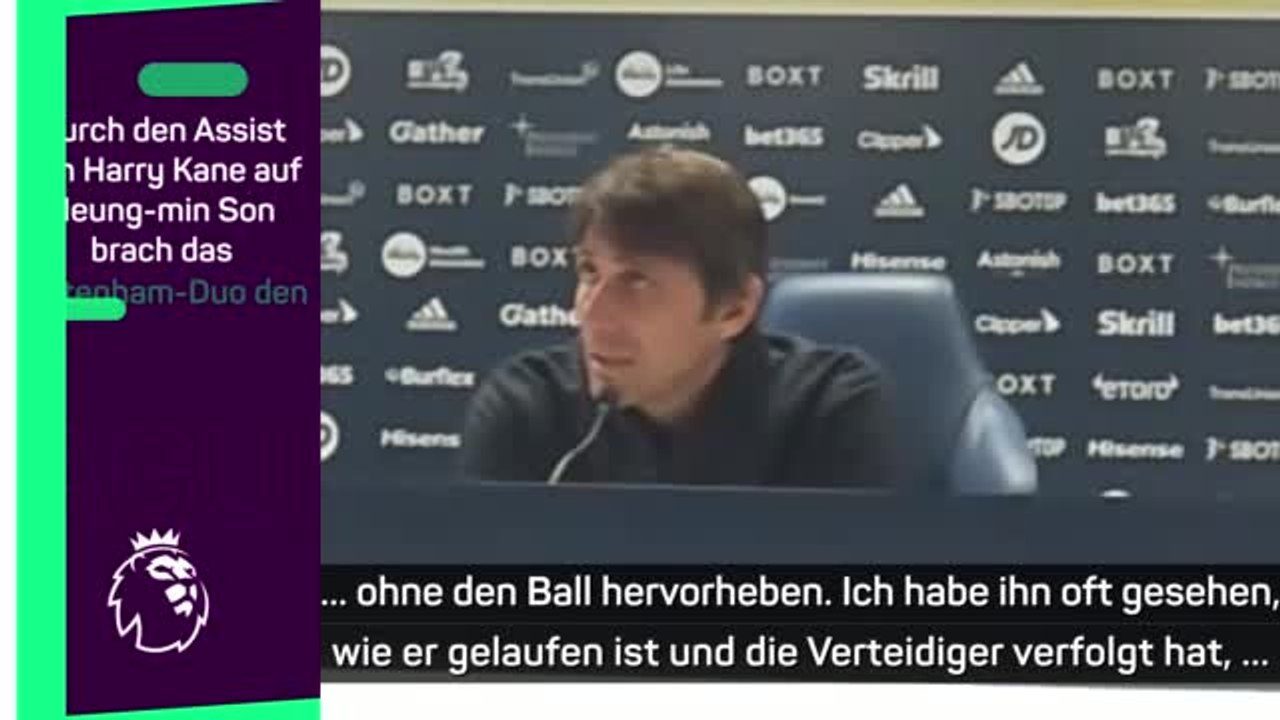 Conte: “Kane ist ein fantastisches Vorbild”