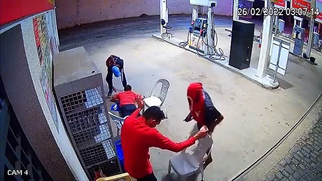 Criminosos assaltam posto de gasolina em Aracoiaba