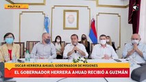 El gobernador Herrera Ahuad recibió a Guzmán