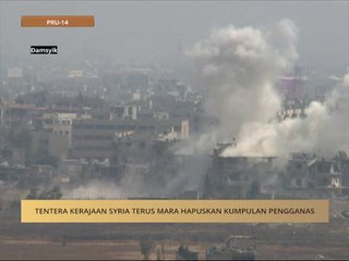 Tentera kerajaan Syria terus mara hapuskan kumpulan pengganas