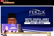 Pengumuman calon Barisan Nasional Perak