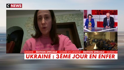 Kiev : le témoignage d'une Ukrainienne cachée dans sa cave pour éviter les bombardements