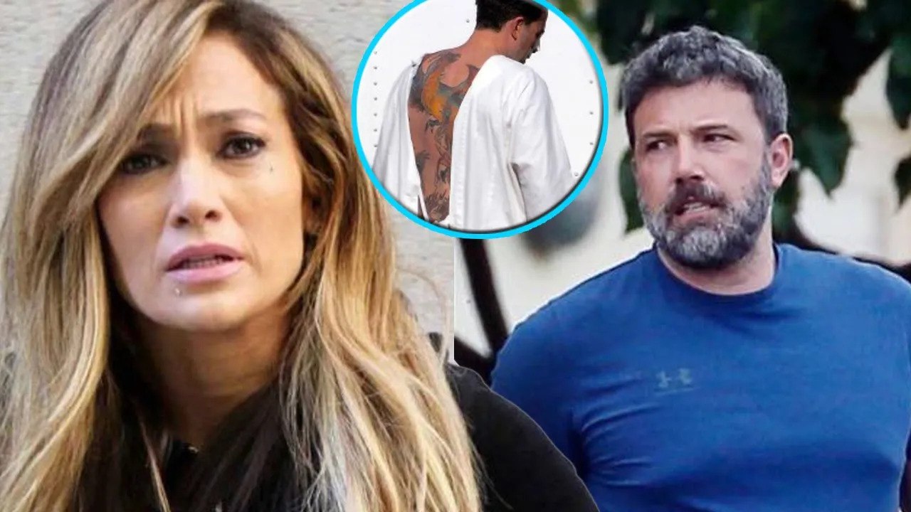JLo self-pity when Ben Affleck gets angry when she talks about his tattoo