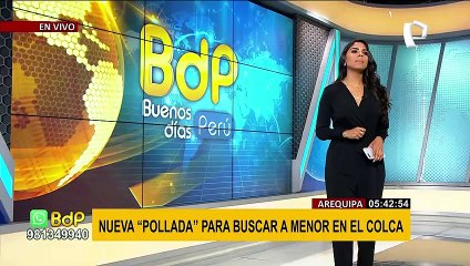 Arequipa: Realizan nueva “pollada” para buscar a menor desaparecido en el Colca