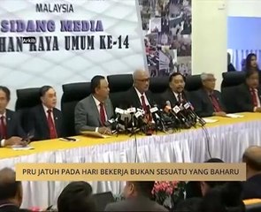 #MalaysiaMemilih: PRU jatuh pada hari bekerja bukan sesuatu yang baharu