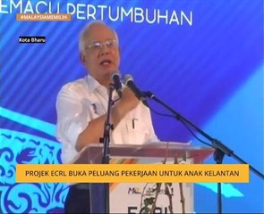 Projek ECRL buka peluang pekerjaan untuk anak Kelantan