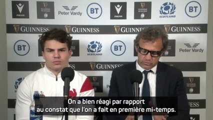XV de France - Galthié : "On a bien réagi"