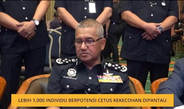 #MalaysiaMemilih: Lebih 1,000 individu berpotensi cetus kekecohan dipantau