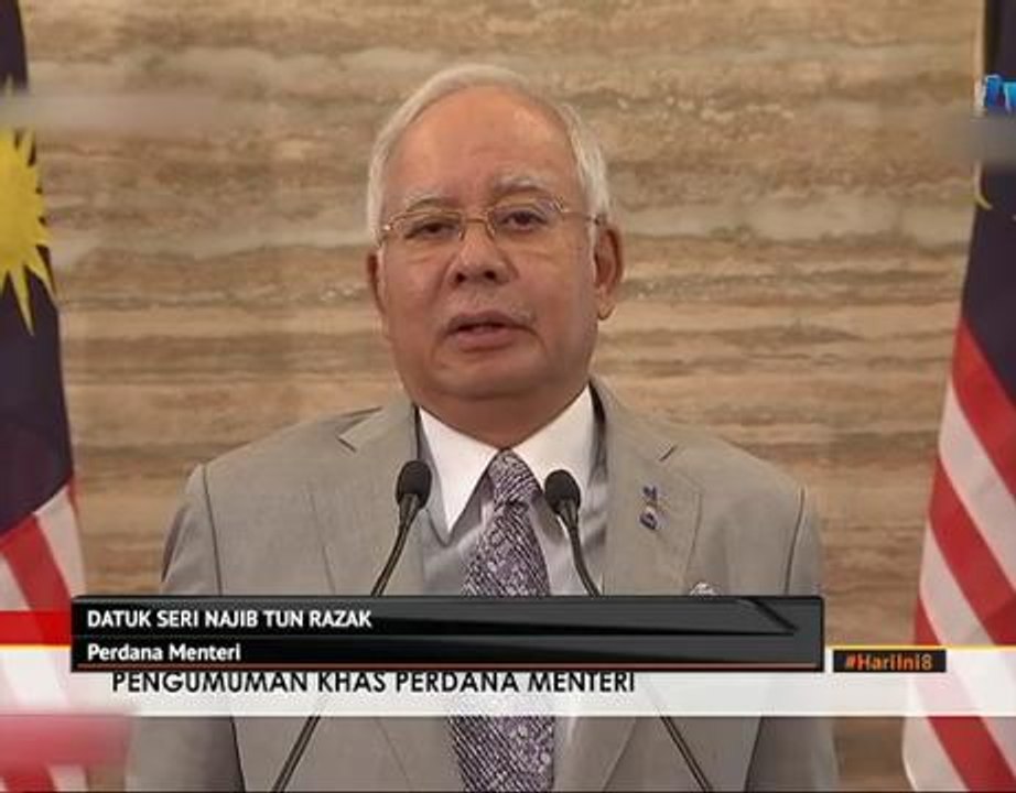 Parlimen bubar, pada Sabtu