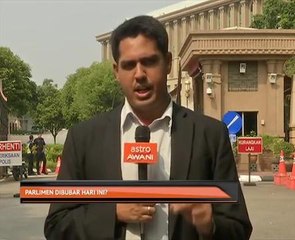 Parlimen dibubar hari ini?