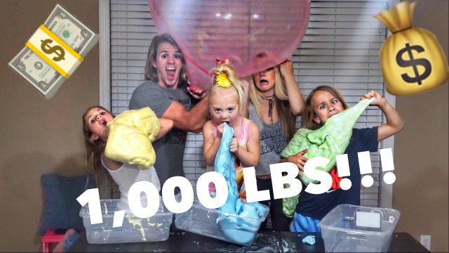 MAKING THE HEAVIEST WUBBLE SLIME BALL IN THE WORLD!!! ($300)