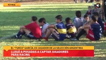 Llegó a posadas a captar jugadores para Racing