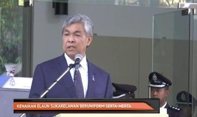 Kenaikan elaun sukarelawan beruniform serta-merta