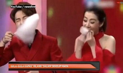 Gula-gula kapas 'hilang' dalam sekelip mata