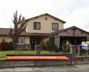 Lelaki kulit hitam ditembak mati polis Sacramento