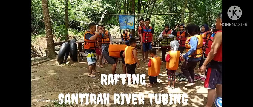 Santirah River Tubing #Rafting berasa Arum jeram
