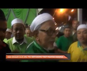 Hadi enggan ulas ahli Pas bertanding tiket Pakatan Harapan