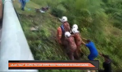 Lelaki maut selepas pacuan empat roda terhumban ke dalam gaung