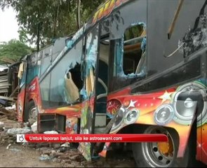 16 penumpang maut dalam kemalangan bas di Thailand