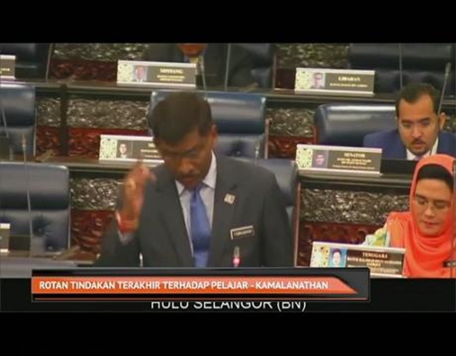 Rotan tindakan terakhir terhadap pelajar - Kamalanathan