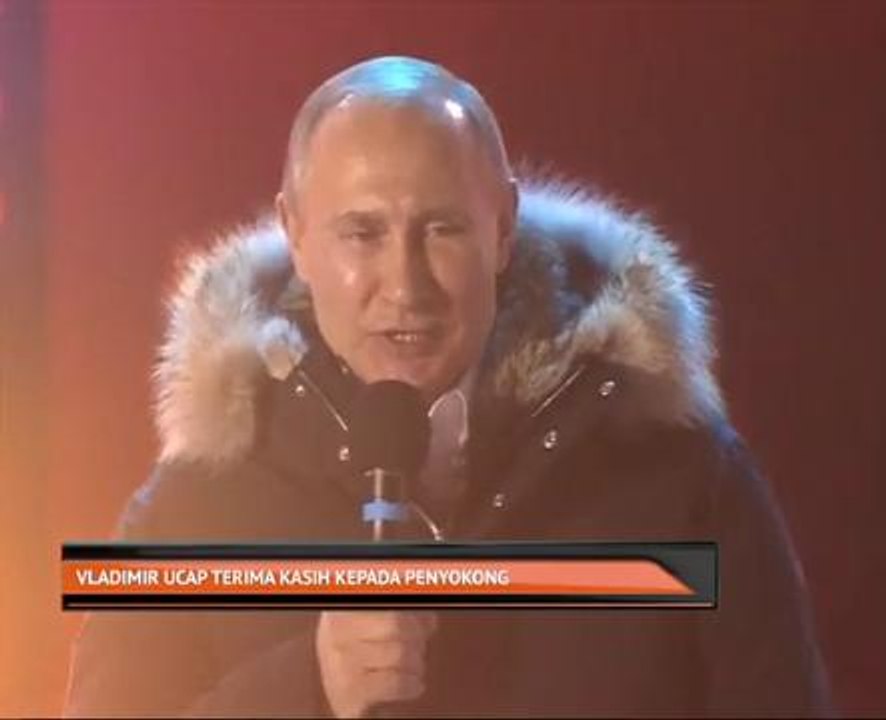 Vladimir ucap terima kasih kepada penyokong