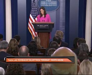 Tiada lagi rombakan dalam masa terdekat - White House