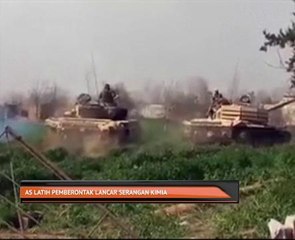 AS latih pemberontak lancar serangan kimia