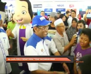 Ibu bapa perlu sedar impak tidak vaksinkan anak